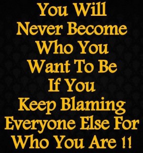 Blaming Others for Who You Are