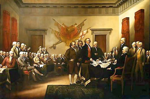 Declaration of Independence - Turnbull painting