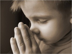 Young Child Prays